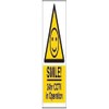 VSafety SMILE! 24hr CCTV in Operation Sign - 150mm x