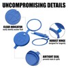 QEXUJOW Fuel Cap, 3 Pack Windscreen Washer Fluid Reservoir Caps,