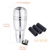 Arenbel Automatic Shifter Knob Push Button Gear Head Aluminum Car