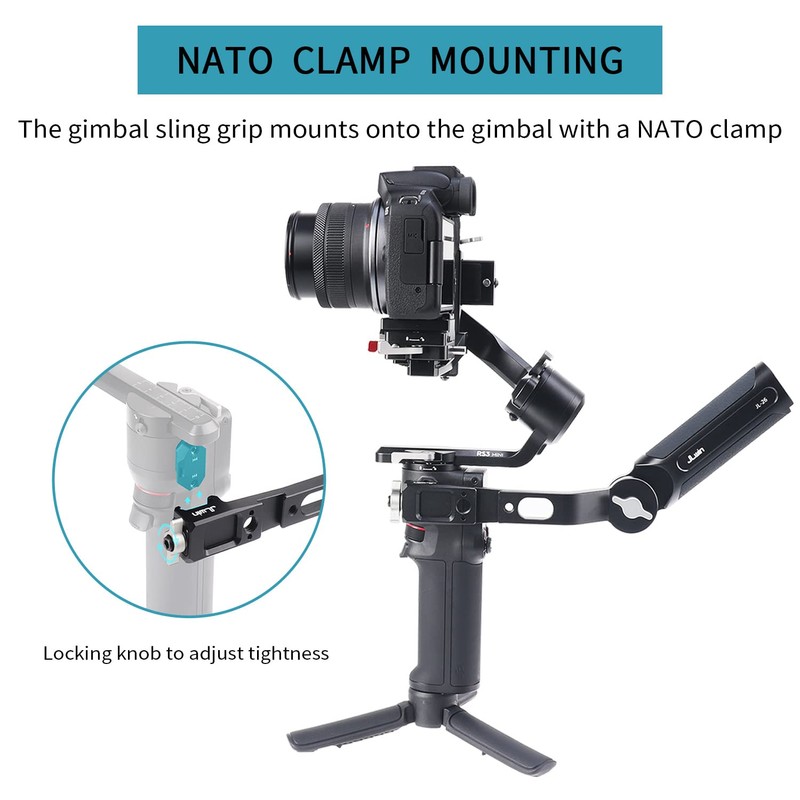 FOTGA Sling Handgrip for DJI Ronin RS 2/RSC2/RS3 Pro/RS 3