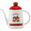 Fuji Hollow Monchhichi Check Coffee Pot 4.3 inches (11 cm)