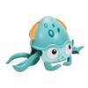 Kids Crawling Octopus Toy Light Up Moving Clockwork Cartoon Animal