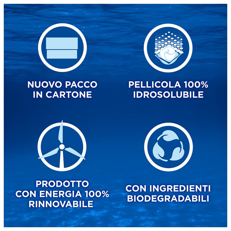 Dash Power Pods Detersivo Lavatrice In Capsule, 19 Lavaggi, Azione