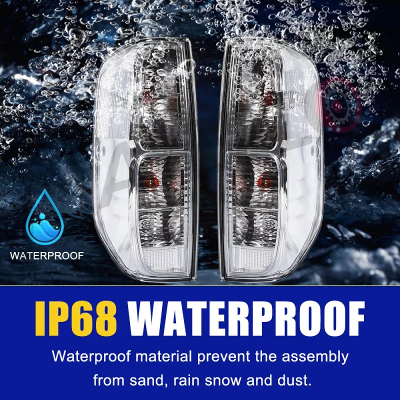 MAYELLO For 2005-2021 Nissan Frontier SC [Clear white] Rear Brake