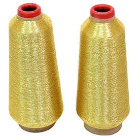 ThreadNanny New Gold Metallic Machine Embroidery Thread 10000 Metres