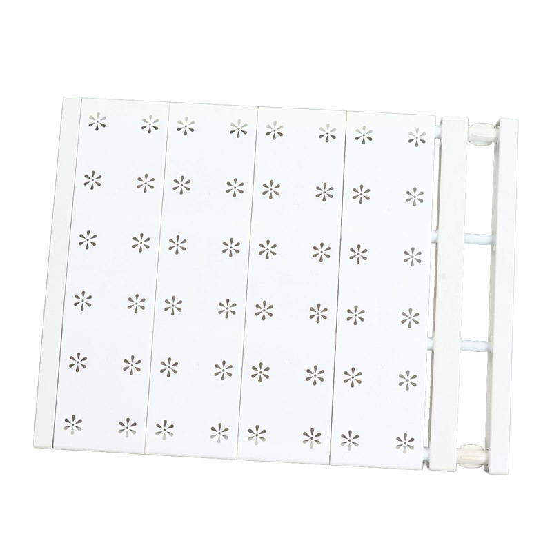 Tension Shelf Adjustable Space Saving Expandable Closet Organizer Dividers for