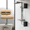 Alise Glass Shower Door Hinges, 90 Degree Hinges for Bathroom