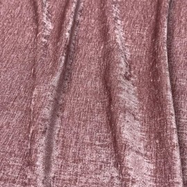 Begonia Chenille Soft Velvet Fabric, 118 Inch. in Width, Ideal Material for Upholstery Coaches and Chairs, Drapery, Pillows, Slipcovers, Tablecloths, Sewing, Arts & Crafts Etc - Sample/Swatch
