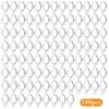 Earrings with Jump Hook,100 Pieces Round Leverback Earring Hooks Earwires