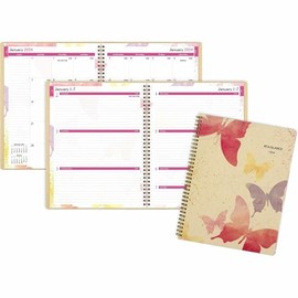 2022 Weekly & Monthly Planner by AT-A-GLANCE, 8-1/2" x 11", Large, Recycled, Watercolors (791-905G)