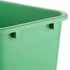 TableTop King 41 Qt. / 10 Gallon Green Rectangular Recycling