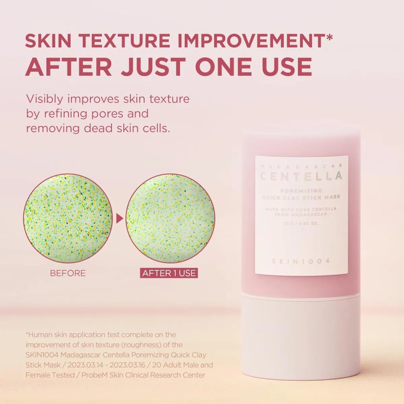 Skin1004 Madagascar Centella Poremizing Quick Clay Stick 27g Normal