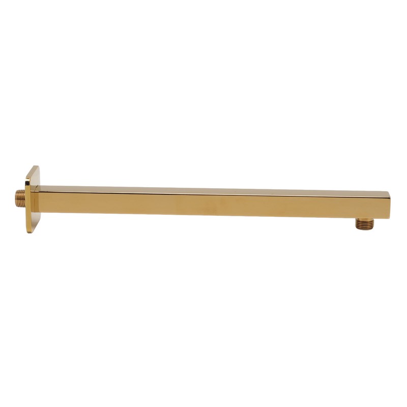 Wall Mounted Shower Arm Stainless Steel Quadrate Shower Head Extension