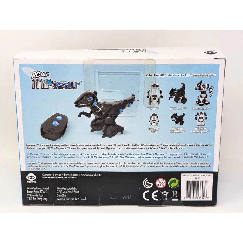 WowWee RCMini MiPosaur Romote Control Dinosaur Robot - NEW