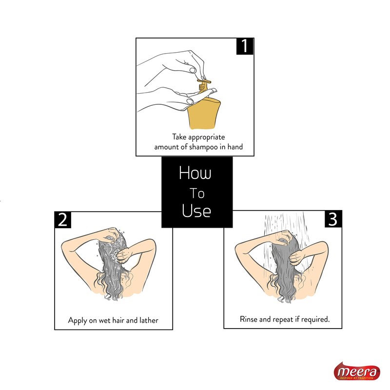 Meera Hairfall Care Shampoo, 650ml