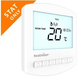 Heatmiser Wireless Thermostat Slimline-RF V3, white