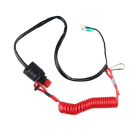YCSSSD Boat Kill Switch Lanyard, Outboard Engine Motor Urgent Kill Switch & Safety Tether Lanyard, Universal Outboard Boat Engine Safe Stop Cord Tether.