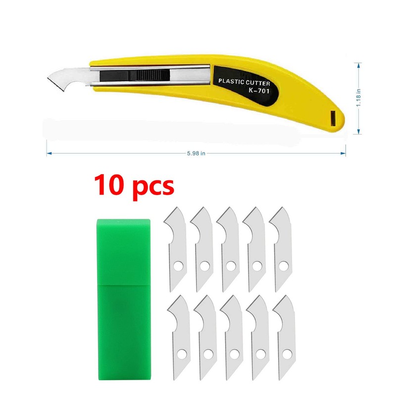 Professional Acrylic Plexiglass Sheet Cutter Scoring Knife Tool,With a Curved
