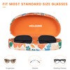 molshine Hard Shell Sunglasses Case,Classic Large Glasses Case for Sunglass,