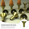 SEWACC 12pcs Backflow Incense Cone Trays Metal Incense Holders for
