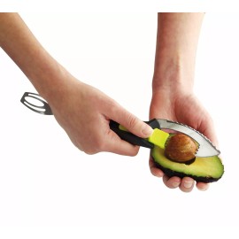 Kitchen Gizmo 4-in-1 Avocado Slicer Stainless Steel, Cut, Pit, Slice and Mash