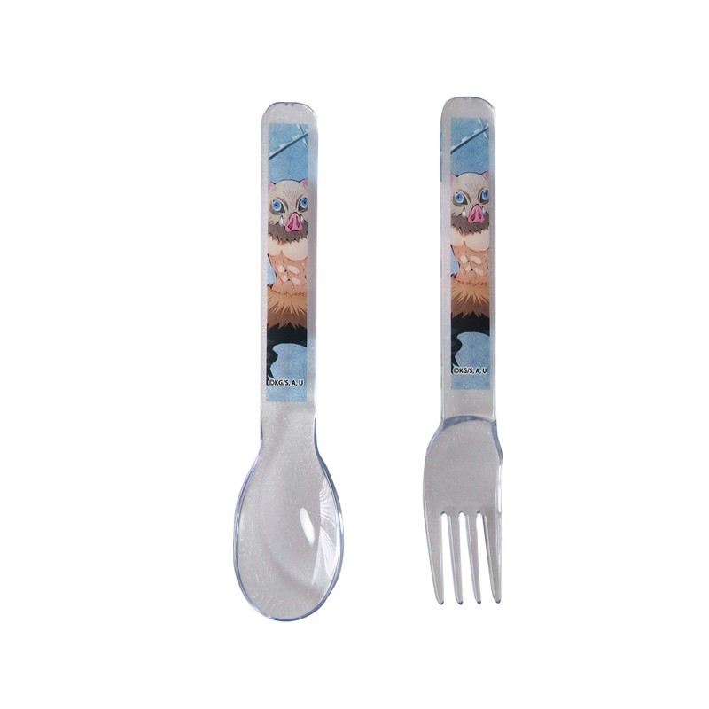 Max Limited Demon Slayer Clear Cutlery Set, Inosuke Hashibira