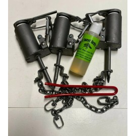 FPS 3 Bridger DP Dog Proof raccoon kit ,1 DP setter & 1 Sweet Betty Bait New SALE