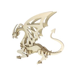 3D Wooden Puzzle Dragon