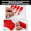 8 Pairs of Flame Stickers, Creative Reflective Stickers, Body Scratches