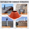 Metal Roof Pipe Flashing Boot: #7 Silicone High-Temp Flexible Roof