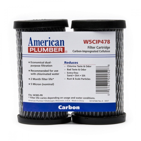 AMERICAN PLUMBER Water Filter Taste And Odor Cartridges W5CIP478 (4-pack)