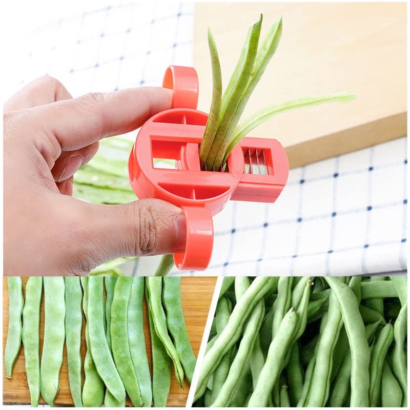 TorSor 2 Pack Green Bean Slicer French Cut Style Long