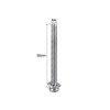 sourcing map M4 x 50mm Stainless Steel Phillips Pan Head