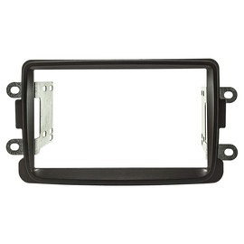 tomzz Audio 2409-017 Double DIN Radio Faceplate Compatible with Dacia Lodgy Dokker Duster Sandero from 2012 Renault Captur from 2013 Black