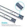 Betesy Hardware Soft Close Drawer Slides 14 Inch 6 Pairs