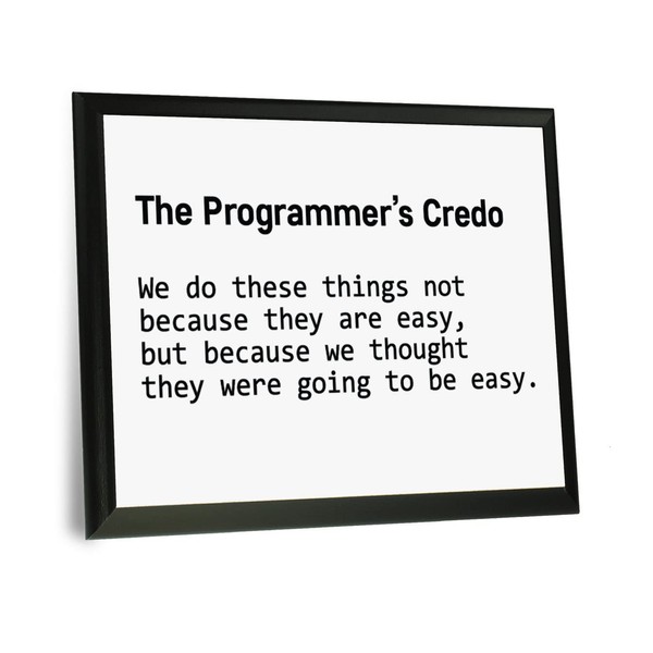 Software Developer Teacher Professor Gift - Wooden Plaque Sign 8x10