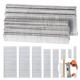Hilitchi 5000PCS 18 Gauge 5/8" (15mm) Brad Nails Assortment Kit, Galvanized Straight Finishing Nail for Repairing Molding Cabinetry Building Assembly
