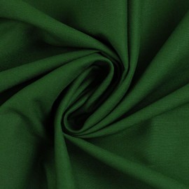 Cotton Fabric Heide, Swafing, 42 Plain Colours, Plain, 100% Cotton, Coupons, Oeko-Tex Standard 100 (Dark Green 565, 0.5 m)