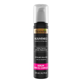 Biometik Rejuvenece, Serum para el Cabello, Mejora la Elasticidad, Fortalece la Fibra Capilar, Antioxidante, con Roble Francés y Ácido Hialuronico, 125 ml