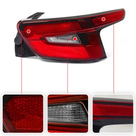 Huray Right Halogen Tail Light Fit for Chevy Trax 2024 2025 RH Taillight Back lamp Rear Brake Lamp Assembly OE Style Replacement for 42865505 (Passenger Side)
