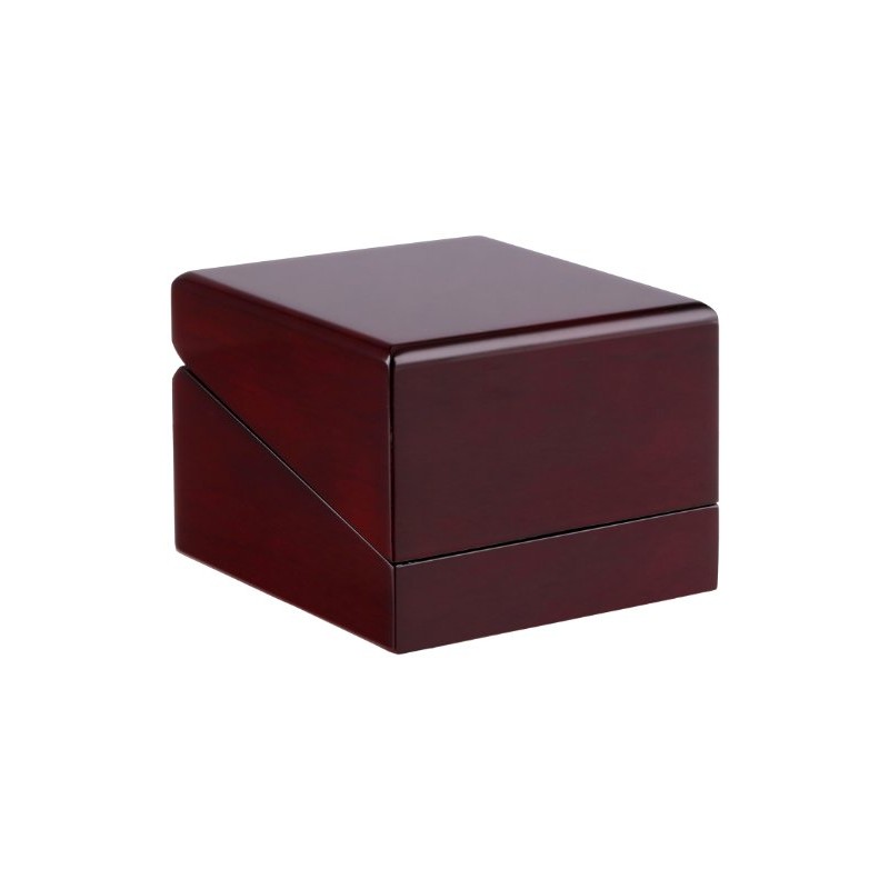 Diplomat 32-16014 Cherry Wood Leather Box Watch Case