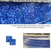 20 PCS Porcelain Swimming Pool Waterline Tile, 6" x 6"