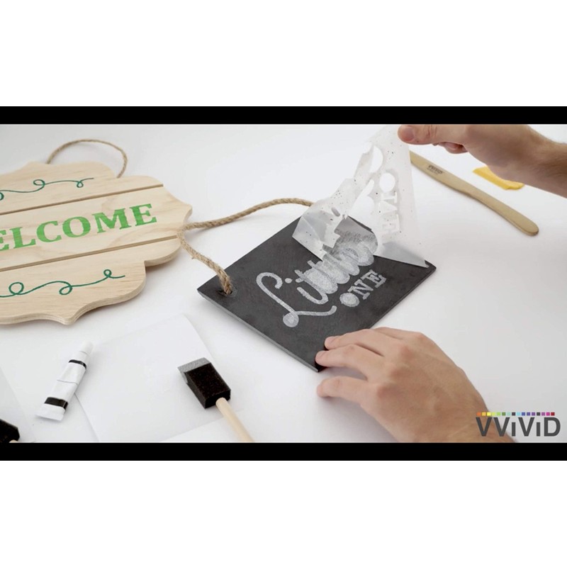 VViViD Matte Transparent Masking Stencil Vinyl 12 Inches x 6