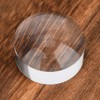 Ruiqas Crystal Magnifying Glass Dome 8X Optical Magnifier Portable Paper