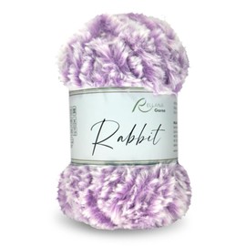 Rellana NEU Rabbit,Garn in Felloptik,kuschelweich,100 gr.(37 lila)