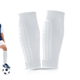 Shin Pads Children's Football, Shockproof Shin Pads for Football, Shin Pads Adults for Men and Women, Calf Protection for Football, Basketball, Cycling, Climbing