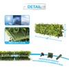 Patio 18"x6" (26PC) Artificial Grass Wall Greenery Backdrop Boxwood Hedge