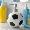 SOCOSY Ceramic Football Soap Dispenser, Hand Soap Dispenser with Pump,