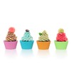 Bakerpan Silicone Mini Cupcake Holders, Mini Cupcake Liners, Pastry &