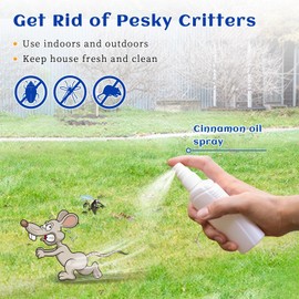 HIQILI HIQILI Cinnamon Essential Oil for Spary, Diffuser, Garden and Kitchen - 100% Pure Natural - Indoor and Outdoor, 3.38 Fl Oz